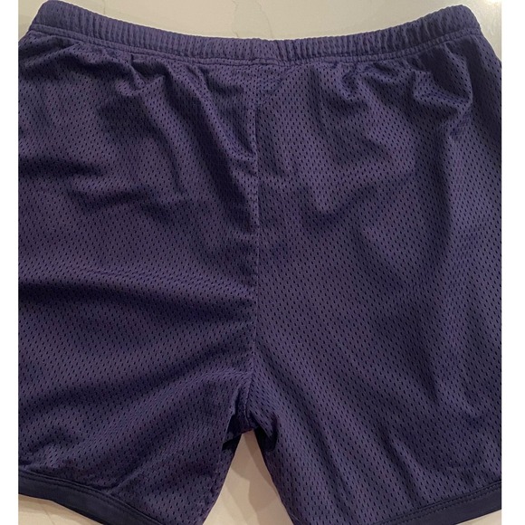 WOOF Mesh Athletic Shorts Deep Purple Drawstring Pockets Size S - Picture 4 of 4